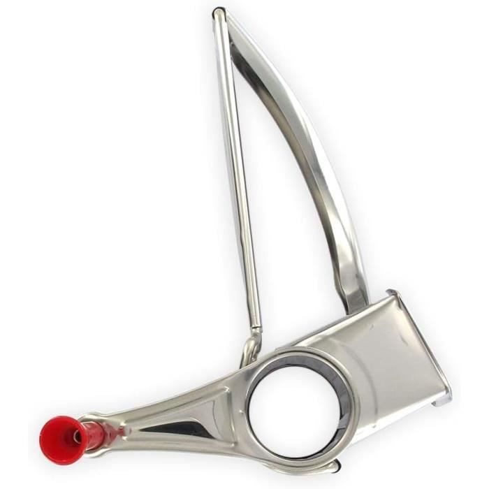 Râpe à fromage inox manivelle lames rotatives broy... – Grandado Râpe à fromage inox manivelle lames rotatives broy... – Grandado