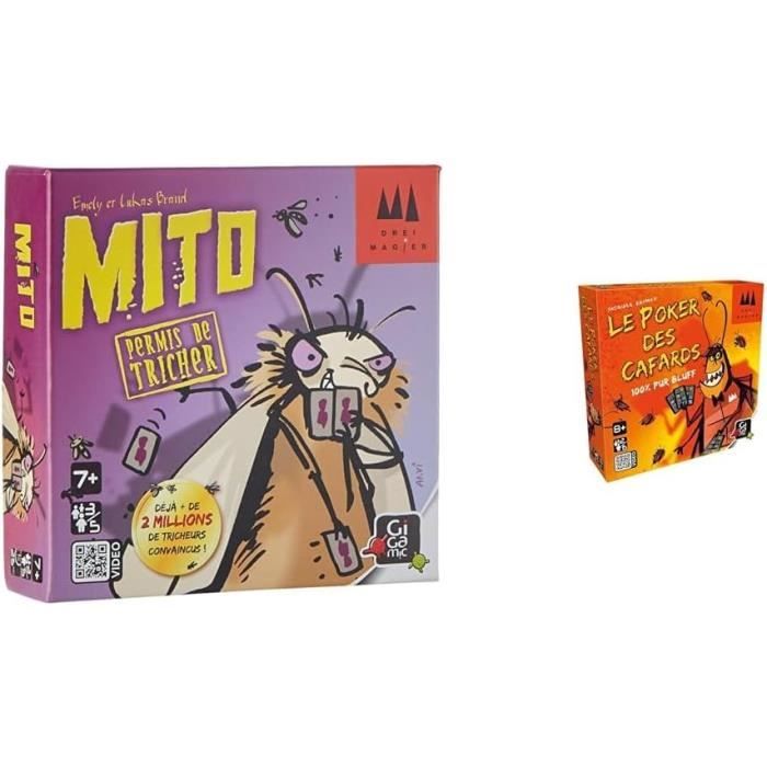 DREI Magier 40866 Jeu de Cartes Poker des Cafards Royal
