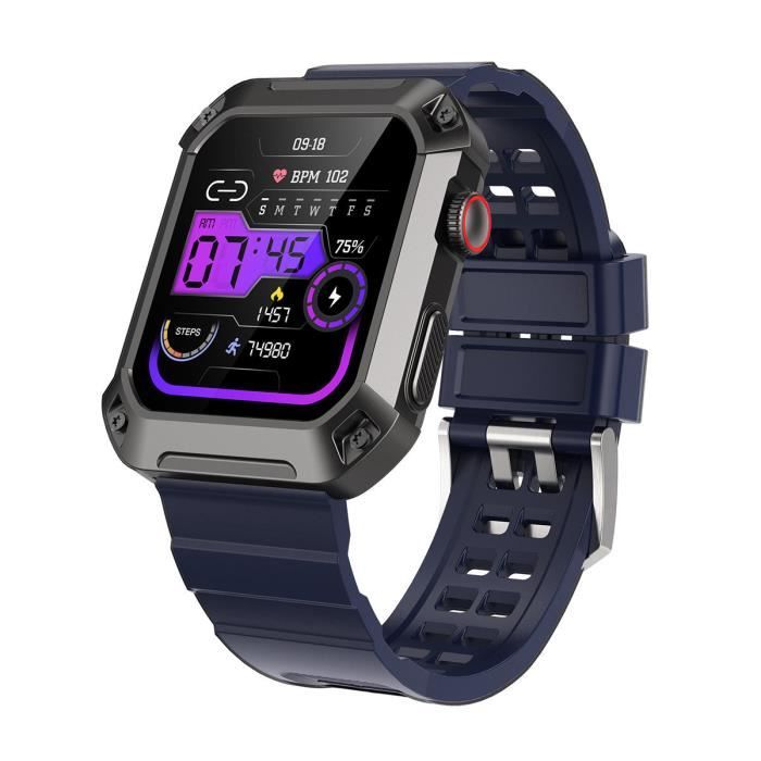 Coque De Protection Métal Pour Montre Connectée - Cadre Anti-Rayures & Chocs, Compatible 20mm - 10