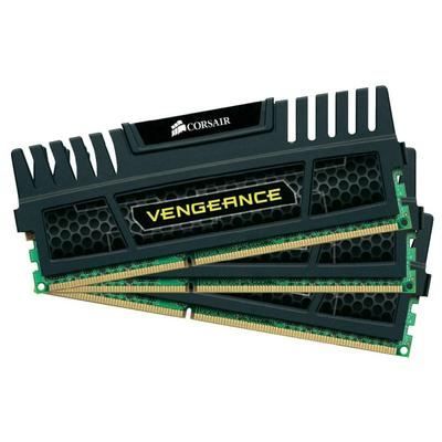 Corsair CMZ12GX3M3A1600C9 Mémoire RAM DDR3 1600 12 Go COR CL9 Vengeance Kit3 - vue 2