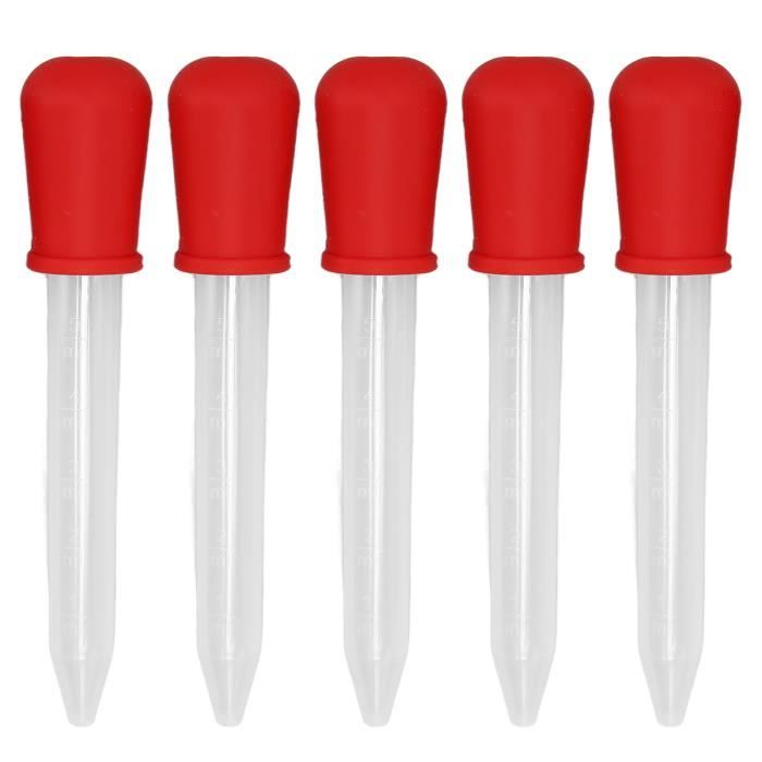Lot De 100 Pipettes De Transfert Graduées - Volumes 0.2, 0.5, 1, 2, 3, 5 Ml - Pour Science, Aquariophilie, DIY