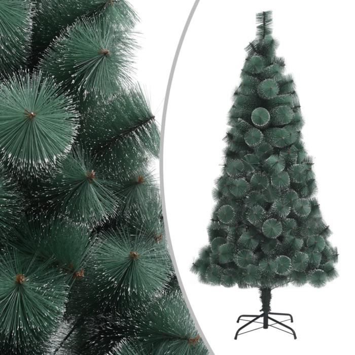 Sapin De Noël Artificiel Fin Fibre Optique Lumineuse Pour Salon Vert 120 Cm – ComfortXL Outdoor Living