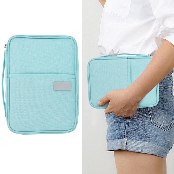 Pochette Passeport étanche Tour De Cou - Organisateur De Voyage Avec Protection RFID Pour Documents, Cartes, Smartphone