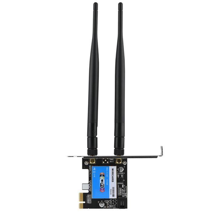 Carte Réseau PCIE 433 Mbps Double Bande 2.4G 5G Bluetooth 4.0 Carte
