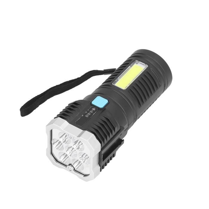 msa lampe de poche usb lampe de poche rechargeable usb chargeant la lumière led cob sidelight 800mah batterie 4 modes lampe de
