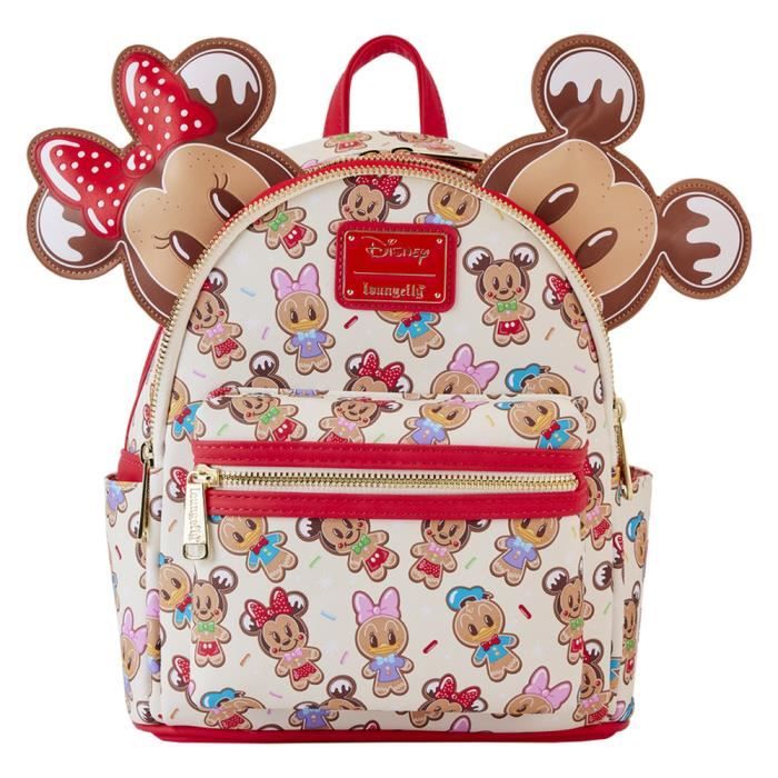 mini sac a dos loungefly - mickey - mickey and friends gingerbread
