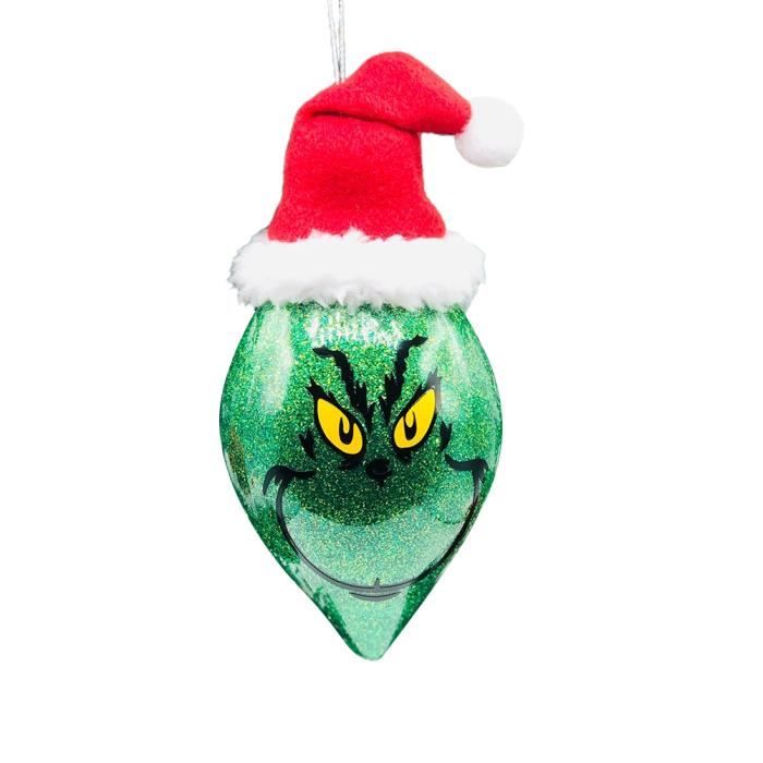 Décorations De Noël Grinch - Lot De 10 Pendentifs Acrylique Pour Sapin, Fenêtre Ou Décoration Festive - Cadeau Et Ambiance Amusante