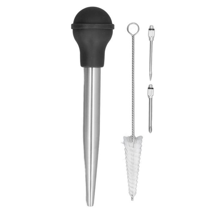 Poire à Jus / Injecteur De Sauce Pour Viande – Ustensile Barbecue En Silicone – Pour Dinde, Poulet, Bœuf – Pratique Et Réutilisable - 8
