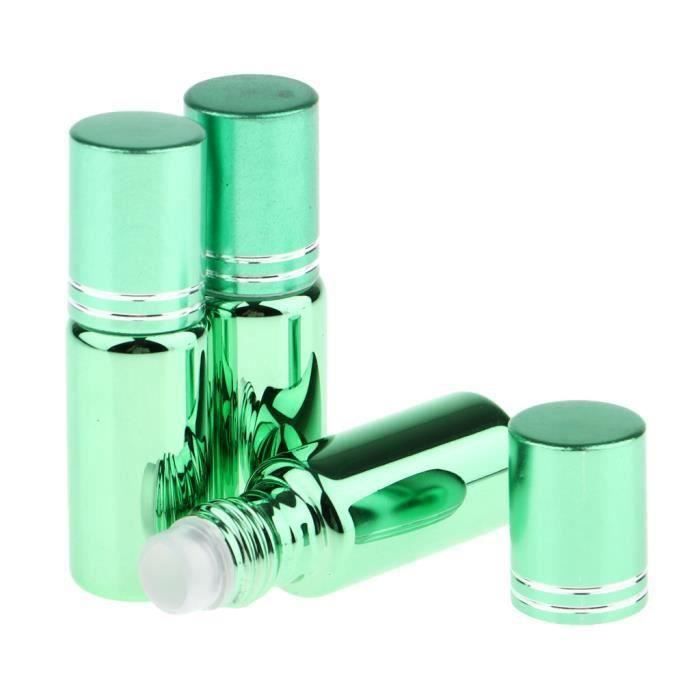 Roll On Vide 10 Pack Bouteilles D'huiles Essentielles Vide, Avec clats De  Cristal, 10ml, Flacon Roll On En Verrepour Rechargeable, Aromathrapie,  Parfum, Massage Fiole E Liquide