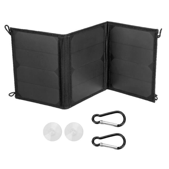 TIM-LI Chargeur De Panneau Solaire Portable, Stations De