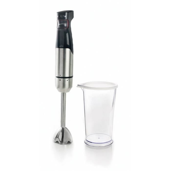 Mixeur Plongeant 5 En 1 – 1000W, 21 Vitesses + Mode Turbo – Accessoires : Bol Hachoir, Fouet, Batteur à Mousse – Sans BPA - 9