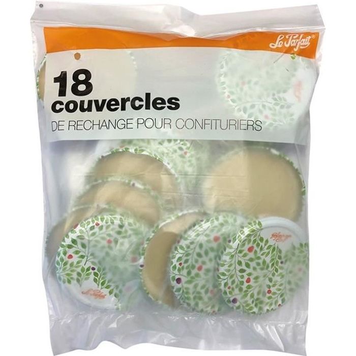 LE PARFAIT Sachet de 18 Couvercles confiturier