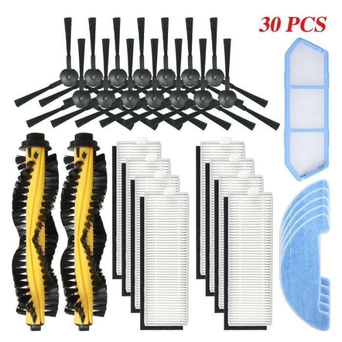 Ilife – aspirateur Robot A4 A4S A40 brosse principale rouleau brosse latérale filtre HEPA Pastel
