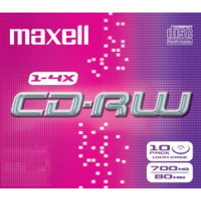Maxell CD RW 700 Mo 80 min 4x - vue 2