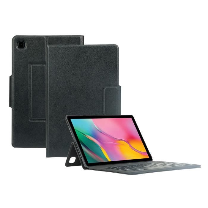 Coque de protection folio Origine pour Galaxy Tab A8 10.5'' (SM-X200/SM-X205) avec clavier Bluetooth® français 10,5'' Noir