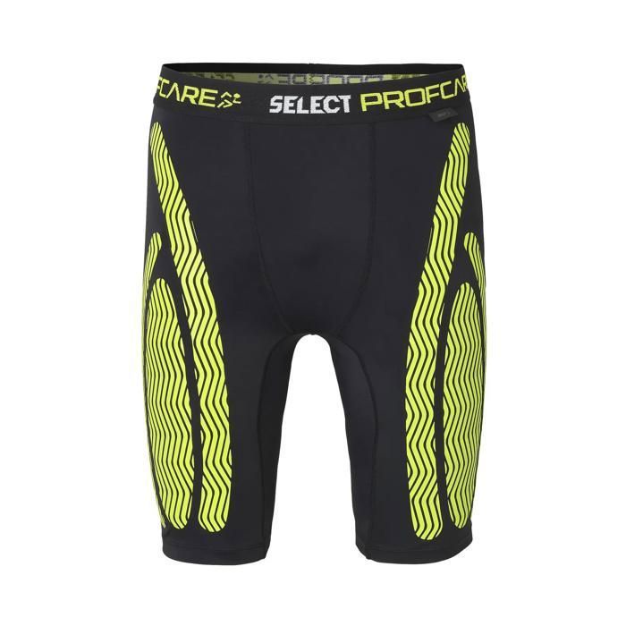 Short de compression Select 6407 - noir/vert fluo Short de compression Select 6407 - noir/vert fluo