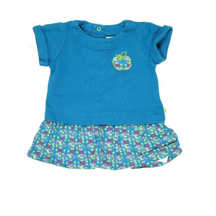 Robe Bebe Fille Okaidi 3 Mois Bleu Ete Bleu Cdiscount Pret A Porter