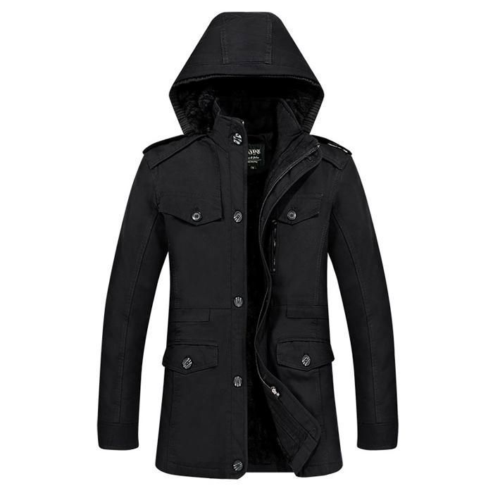 Pisexur Veste d'Hiver pour Hommes Mode Décontractée Couleur Unie Poches Veste Manches Longues à Capuche Manteau Décontracté Doudoune Manteaux d'Hiver pour Hommes Pisexur Veste d'Hiver pour Hommes Mode Décontractée Couleur Unie Poches Veste Manches Longues à Capuche Manteau Décontracté Doudoune Manteaux d'Hiver pour Hommes