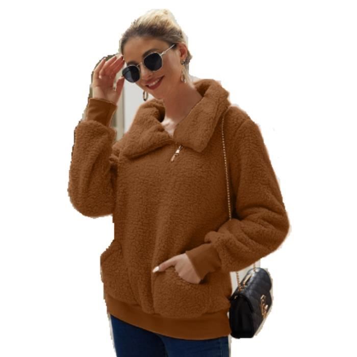 Gilet sweat femme sans capuche online