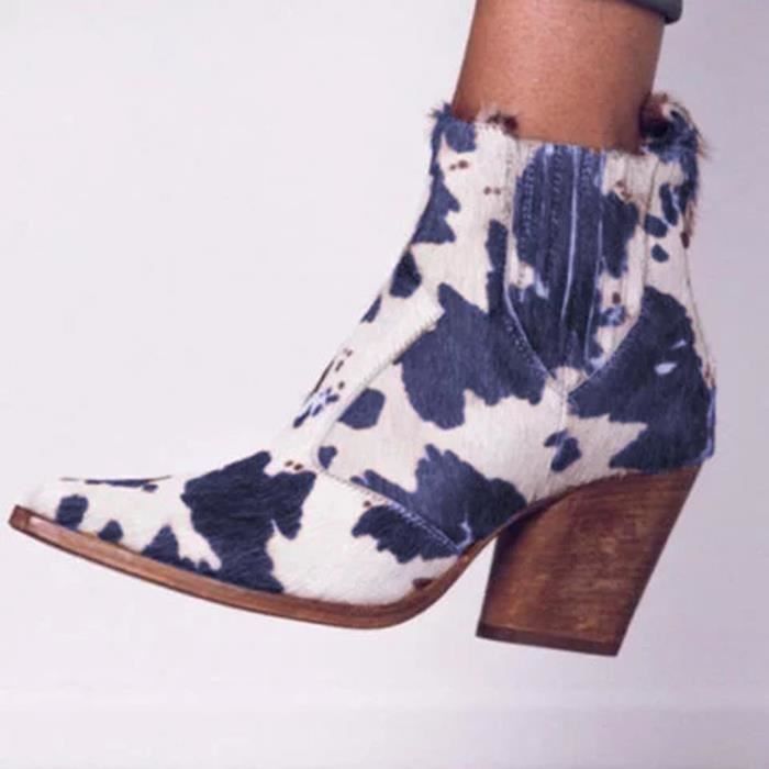 bottes imprimé animal