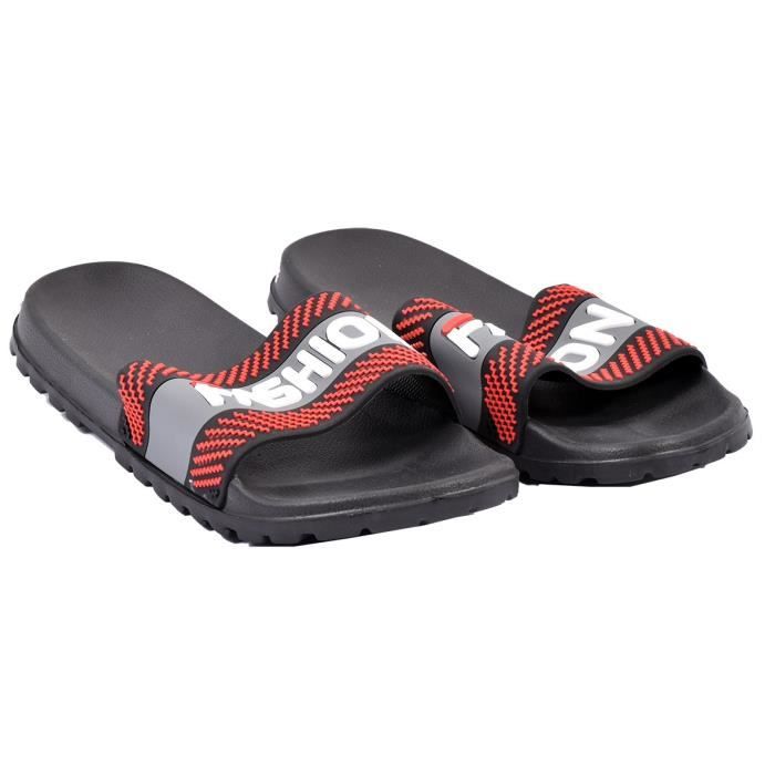 Claquette Piscine fantaisies pour homme FASHION SU5100 NOIR