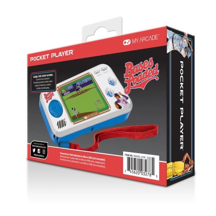 Rétrogaming-My Arcade - Pocket Player Bases Loaded - Console de Jeu Portable - 7 Jeux en 1 - RétrogamingMy Arcade