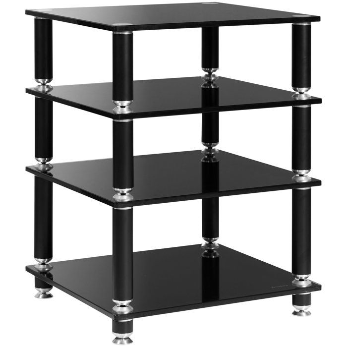 Meuble HiFi - NorStone - Stabbl - Noir satin - Jusquà 58 kg Meuble HiFi - NorStone - Stabbl - Noir satin - Jusquà 58 kg