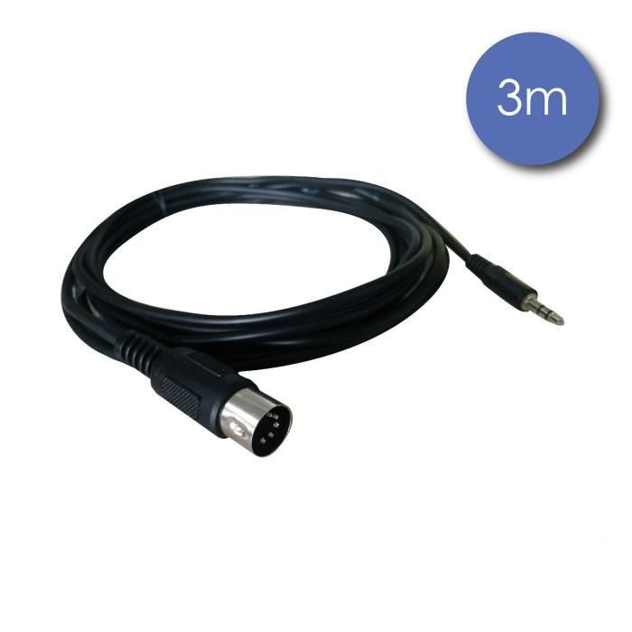 6.35mm TS Jack - 6.35mm TS Jack Pro Cable, 3m by Gear4music at Gear4music