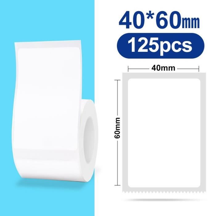 Papier Photo étiquettes Halloween Pour Imprimante NIIMBOT B21Pro - 50x80mm - 100 étiquettes/rouleau