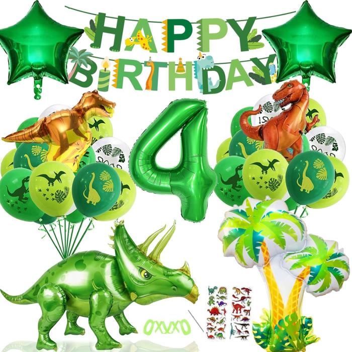 Decoration Anniversaire Dinosaure 4 Ans 42 Pièces Décoration Decoration Anniversaire Dinosaure 4 Ans 42 Pièces Décoration