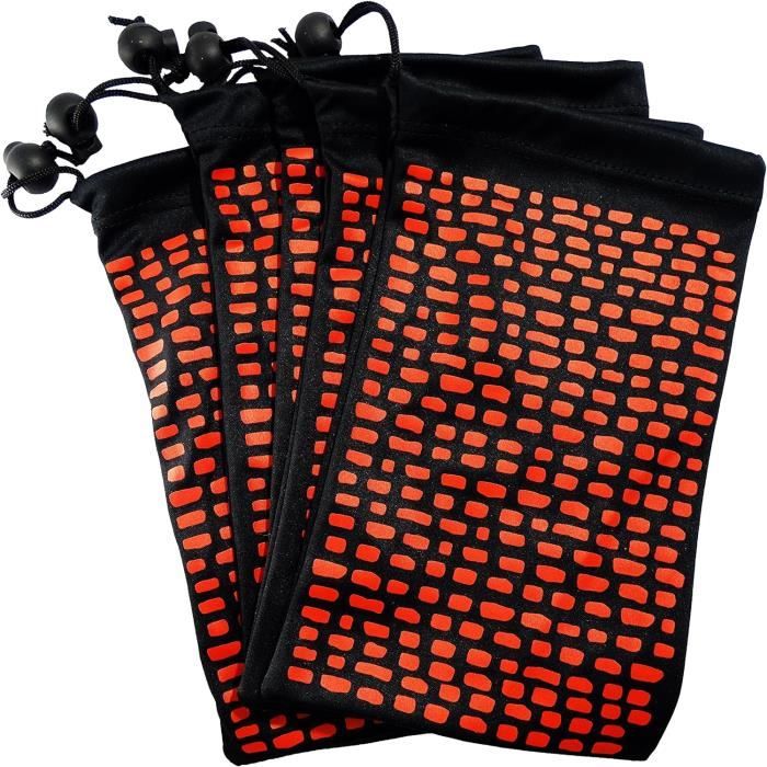 Chiffon Microfibre Pour Lunettes Avec Porte-clés - Lingette Réutilisable, Motif Floral (nettoyage écran, Lentilles) - 10