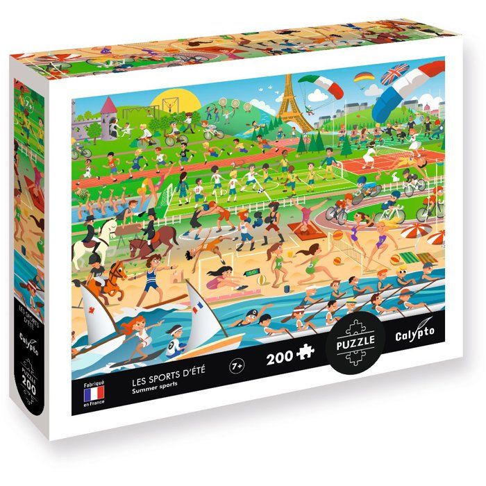 Puzzle 200 pièces SentoSphère Les Sports d'été - vue 2