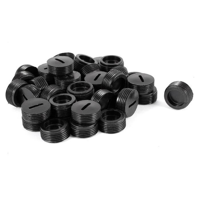 Lot 10 Supports Balais Charbon Moteur 10mm - Fil Plastique Noir, Marque Uxcell, Neuf