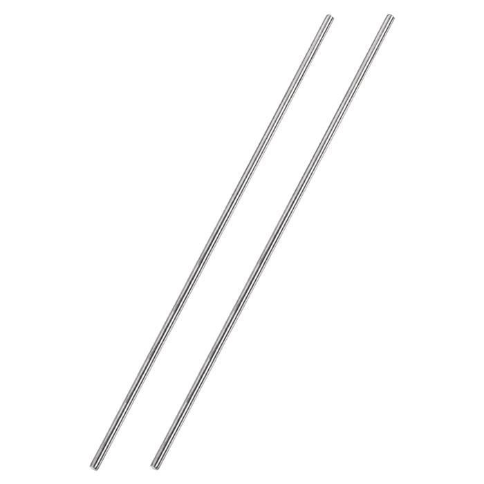 Lot De 10 Tiges En Acier Inoxydable 304 - Diamètre 2mm, Longueur 102mm, Métal Solide Pour Bricolage Et Modélisme