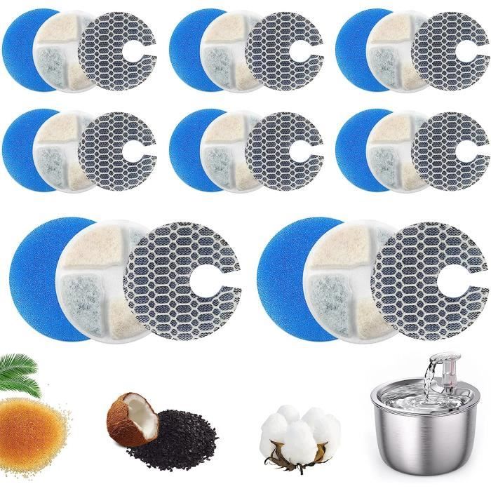 10 Filtres Fontaine Eau Chat, Wf020 Fontaine À Chat Filtre À Eau Filtre