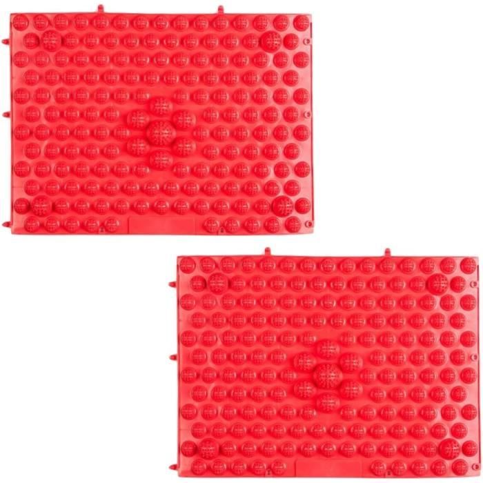 F Fityle Tapis Sensoriel Anti-Dérapant 10 Pièces - Puzzle Silicone Massage Pieds Pour Enfants