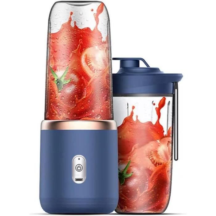 Mini Blender Portable De Taille Personnelle Pour Smoothies Et Jus De Fruits Rechargeable Par Usb