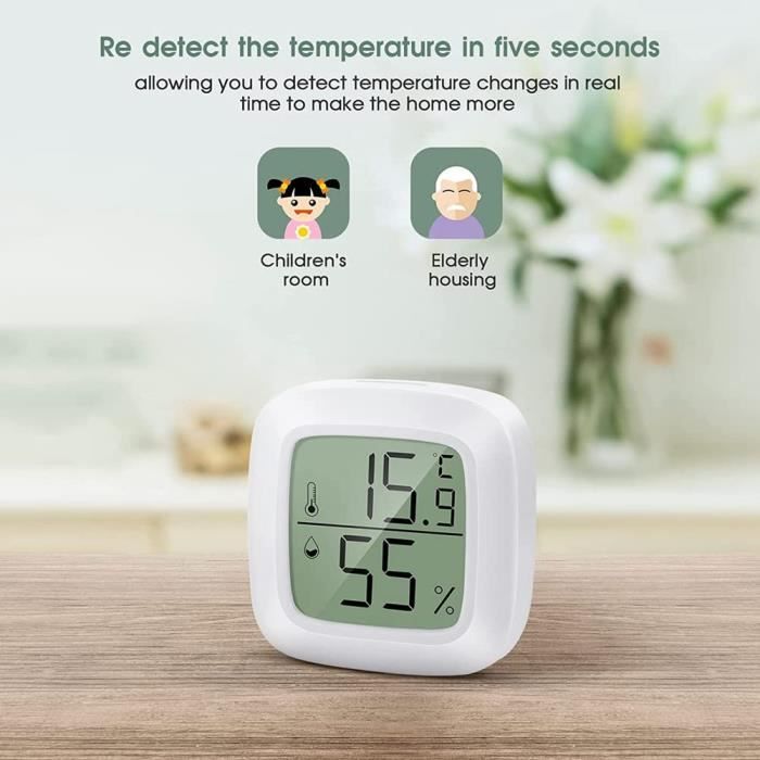 Lot De 3 Thermomètres Hygromètres Numériques Intérieur - Chambre, Reptiles, Serres