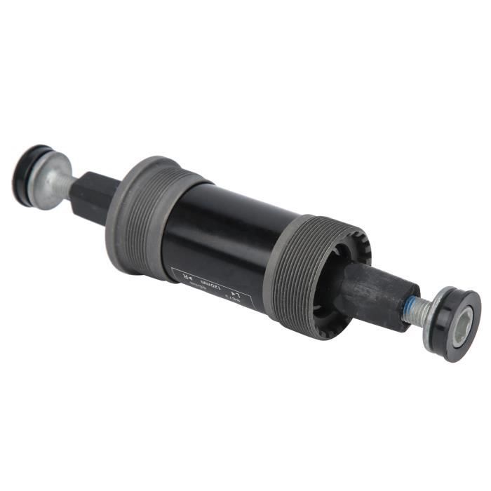 VGEBY Boîtier de pédalier Roulement métallique conique carré de support de pédalier scellé de 68 mm pour VTT avec vis (120 mm)