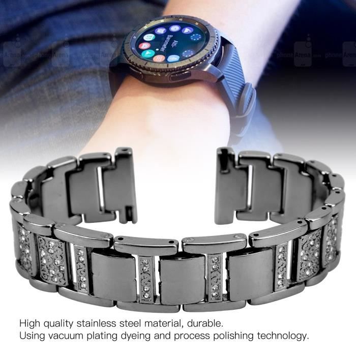 Anneaux de fermeture Garmin,10 Pièces Bande de Montre Boucle de Retenue