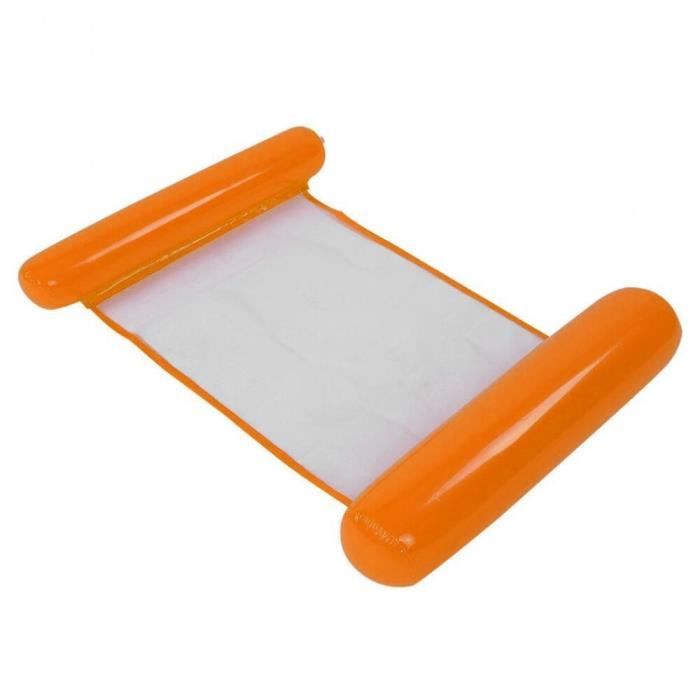 Fdit hamac de natation Chaise flottante de piscine de hamac pliable de lit d'eau gonflable