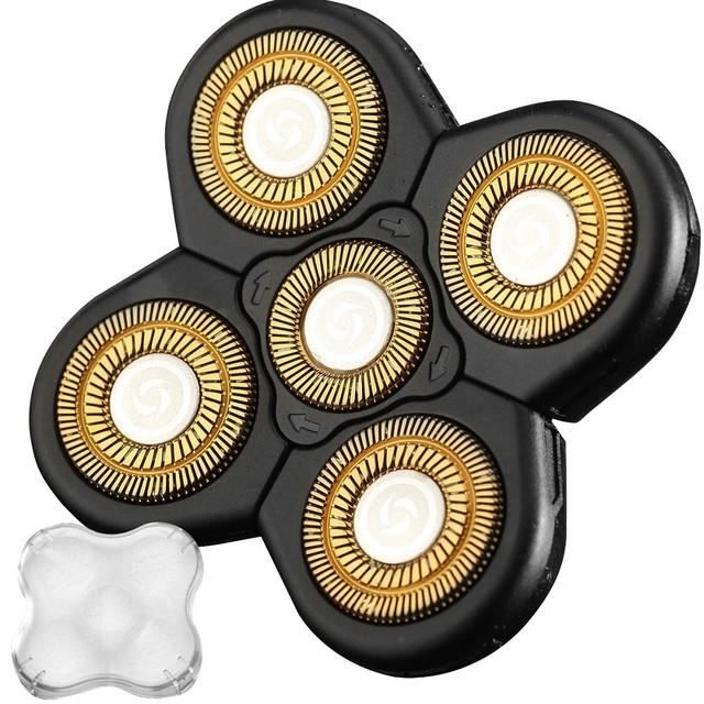 Lot De 5 Têtes De Rasoir Flottantes 5D Pour Rasoir électrique - Remplacement - Neuf