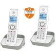 Téléphone fixe sans fil - ALCATEL - F860 duo grey - Blocage d'appels indésirables-1