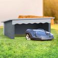 Garage jardin bois pour robot tondeuse - 10045778-0-1
