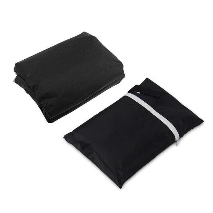 GelldG Housse Protection Chaise Œuf Suspendue - Imperméable 115x190 Cm Noir