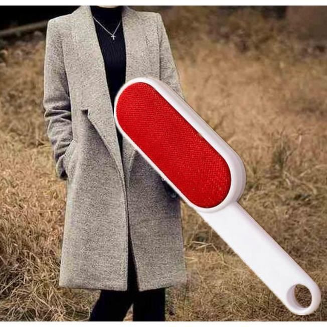 Lot De 2 Brosses électrostatiques Anti-poils D'animaux - Double Face, Portable Pour Vêtements, Canapé, Maison Et Voyage - 5