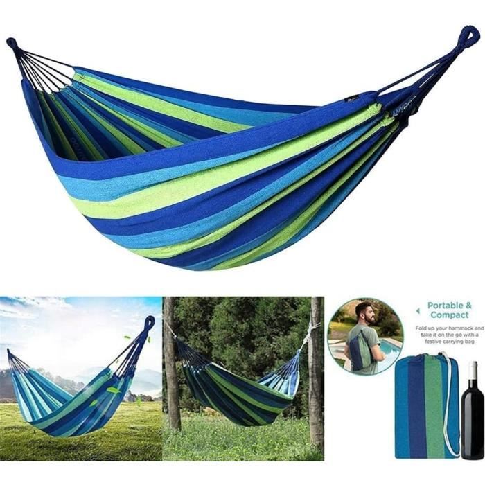 Hammock Hamac De Camping Extérieur Portable Parachute Hamac Double Hamac Balançoire Chaise