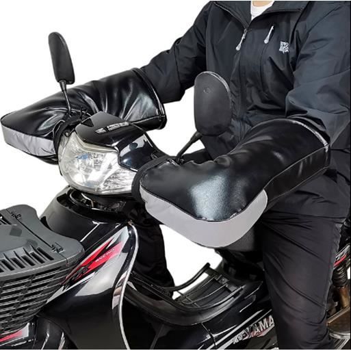 Manchons/Gants Tapisser Pour Guidon de Moto, Gant Moto Hiver Gant de  Protection Manchon Moto Installé sur Poignée brun - Cdiscount Auto