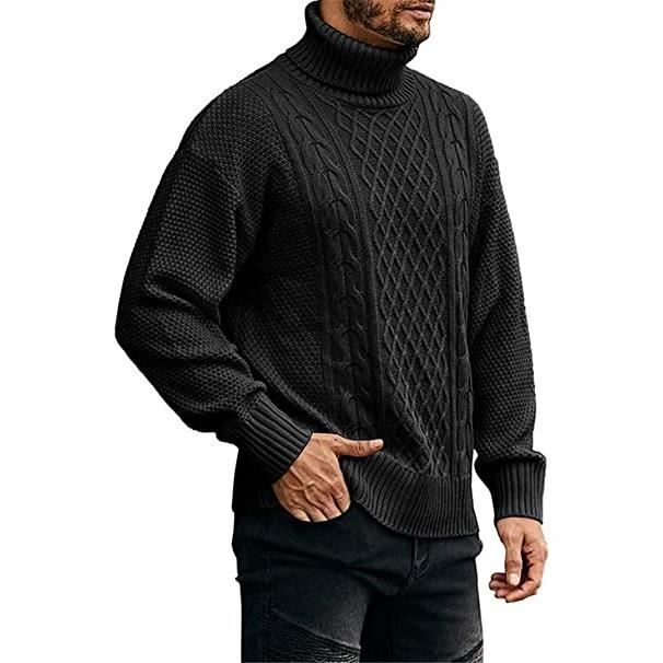 Col roulé avec chemise homme online
