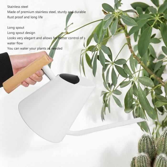 Lance D'Arrosage 73,9 Cm Acier Inoxydable Avec Tuyau 1,1m - Pulvérisateur Jardin Noir Et Rouge